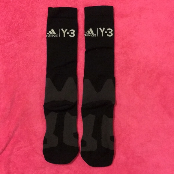 NWOT Adidas Y3 Black and White and Grey tech socks - Picture 2 of 4